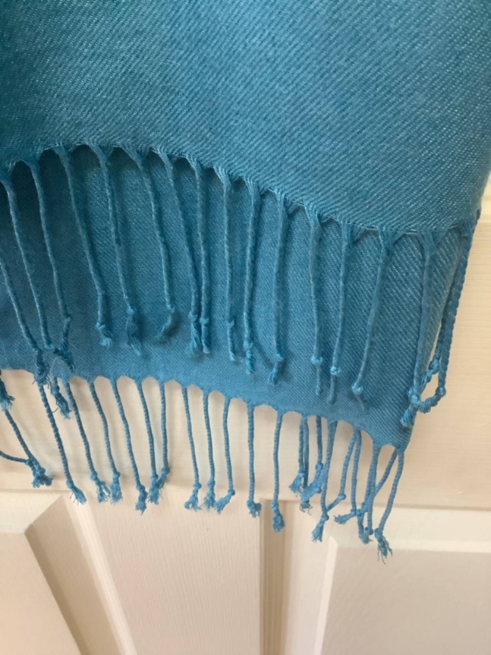 Blue Pashmina Wrap - Picture 2 of 3